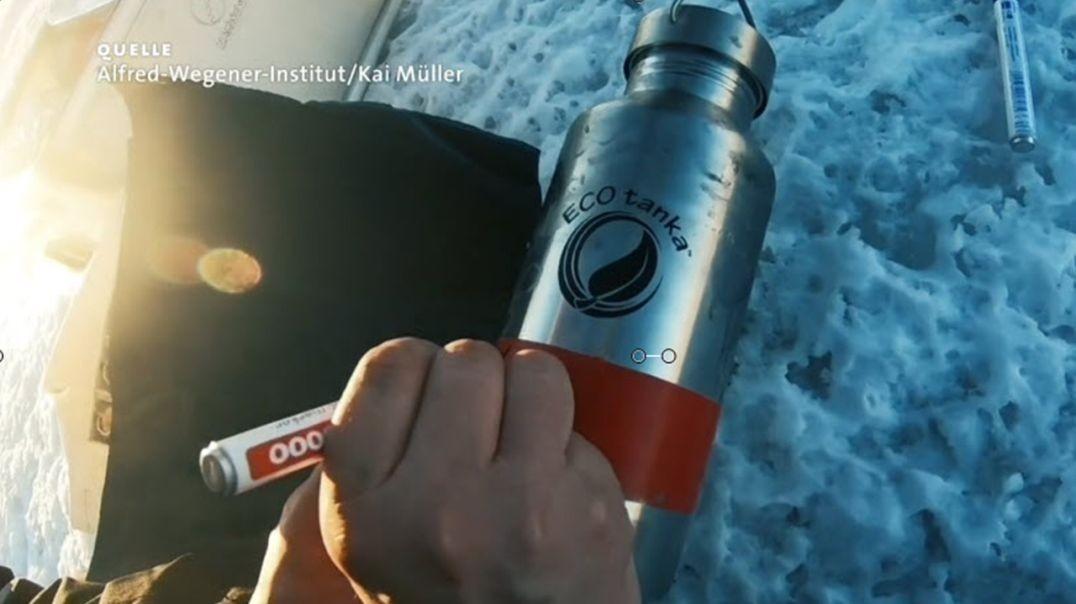 German Scientist use ECOtanka megaTANKA Bottle - TV Tagesschau