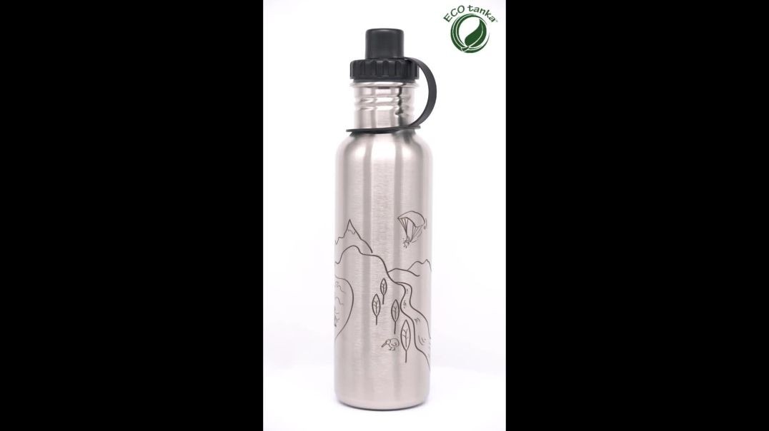 ECOtanka 800ml Stainless Steel Bottle Spirit of Adventure