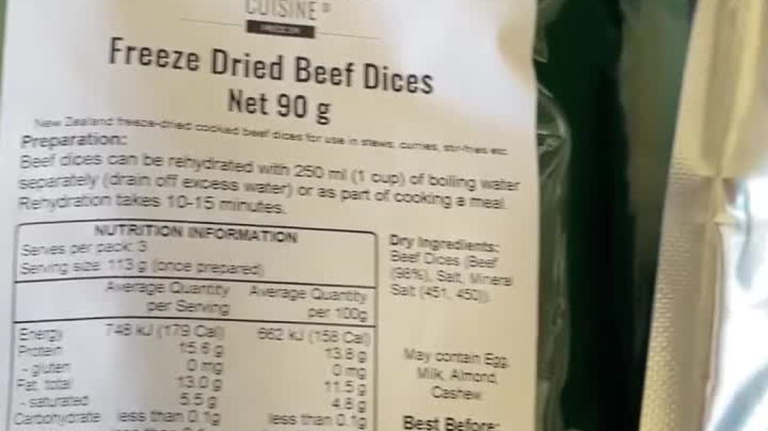 Bulk Freeze Dried Buckets