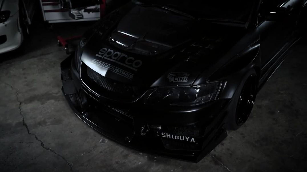 ⁣HARDTUNED INSANE WIDE BODY MITSUBISHI EVO!