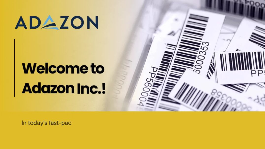 ⁣Find the Perfect Barcode Label Makerfor Your Business- Adazon