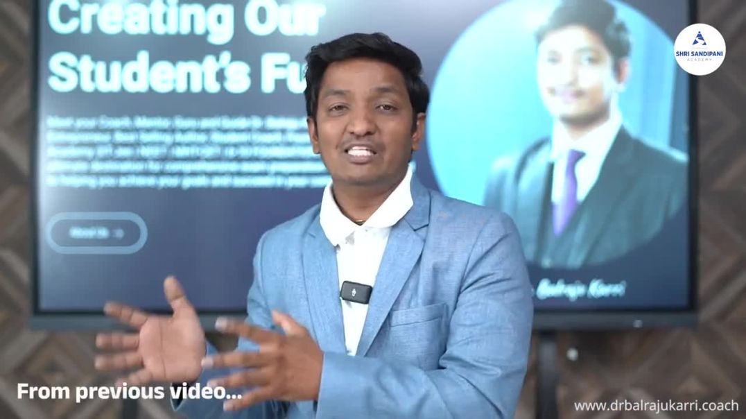 Effective JEE & NEET Revision Strategies by Dr. Balraju Karri | Toppers' Tips