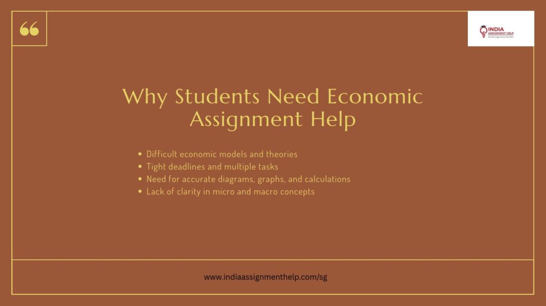 Economic Assignment Help - Your Guide to Scoring Better &amp;amp; Understanding Economics Easily