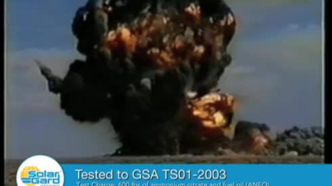 Solar Gard Armorcoat® Window Film | Extreme Blast Test for Safety & Security