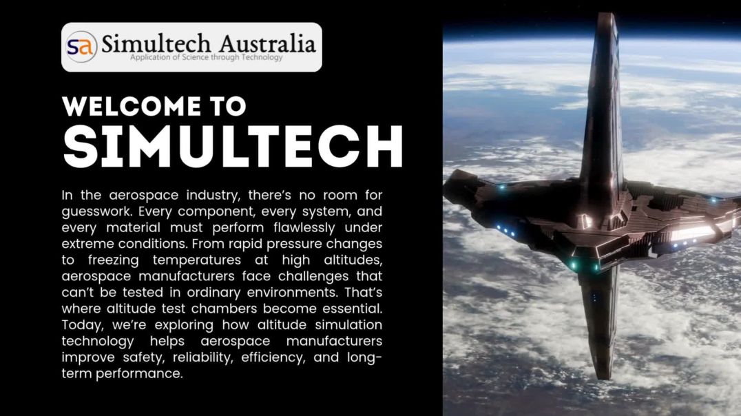 High Performance Altitude Chambers for Aerospace by Simultech
